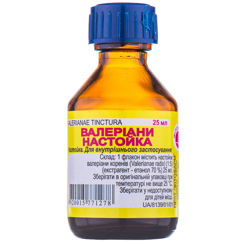 Валеріани настойка флакон 25мл